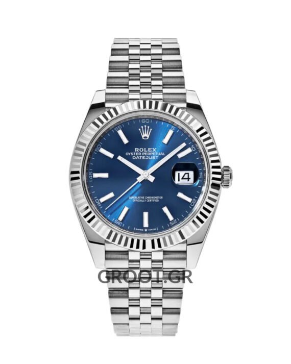 Datejust Blue Dial Jubilee 41Mm