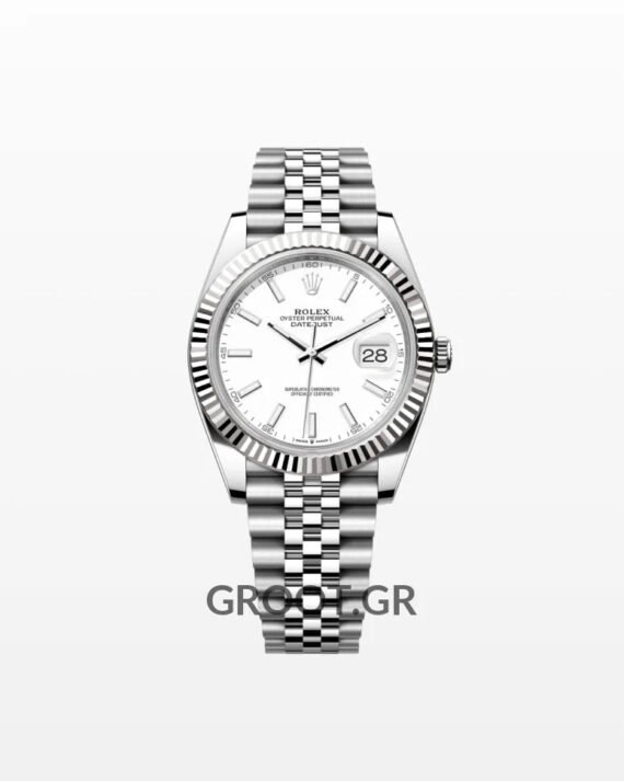 Rolex Datejust Steel White Dial Jubilee 41Mm