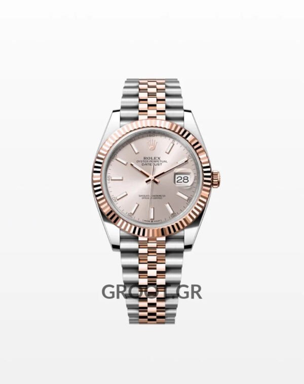 Rolex Datejust Sundust Dial Rose Gold Jubilee 41Mm