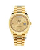 Rolex Day-Date Yellow Gold Champagne Roman Dial President 40Mm