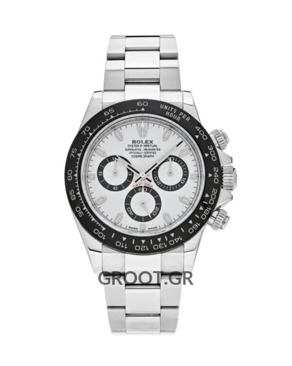 Rolex Daytona White Dial Ceramic Bezel 40Mm