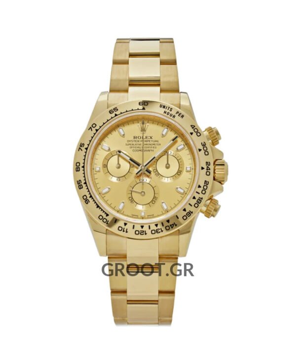 Rolex Daytona Yellow Gold Champagne Dial 40Mm