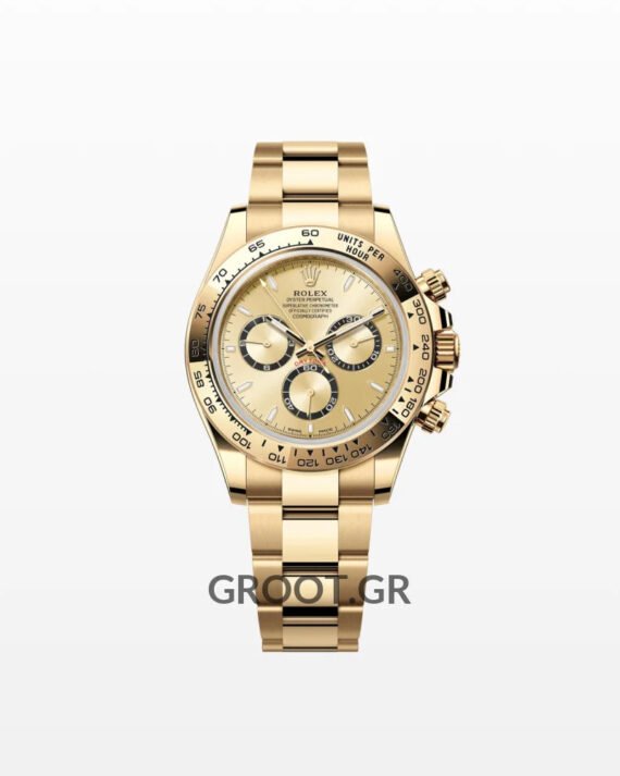 Rolex Daytona Yellow Gold Champagne & Dial 40Mm