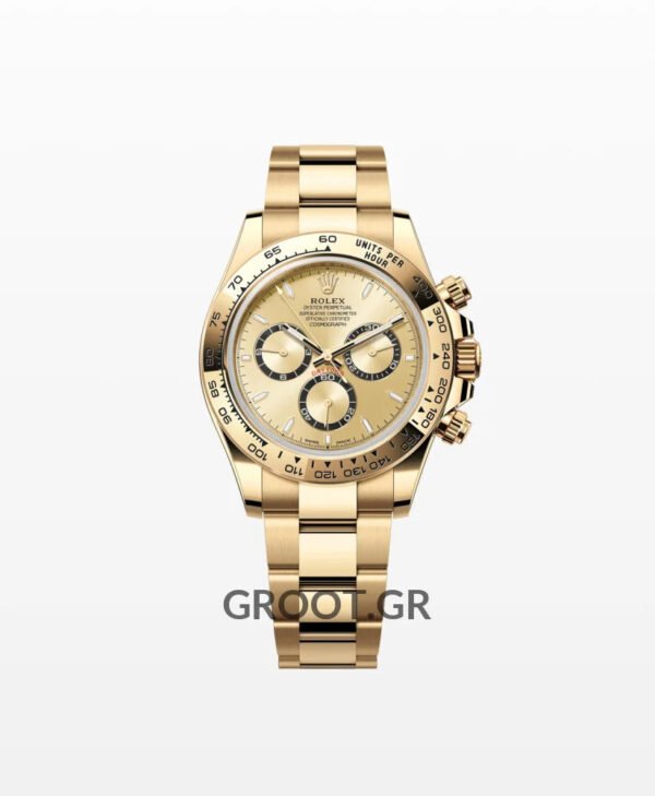 Rolex Daytona Yellow Gold Champagne & Dial 40Mm