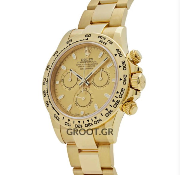 Rolex Daytona Yellow Gold Champagne Dial 40Mm