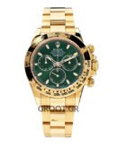 Rolex Daytona Yellow Gold Green Dial 40Mm