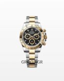 Rolex Daytona Yellow Gold & Stainless Steel Black Dial 40Mm