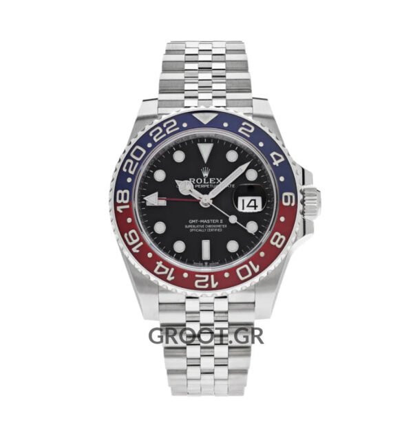 Rolex Gmt-Master Ii Pepsi Black Dial Jubilee 40Mm