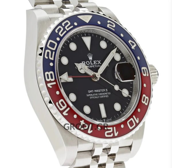 Rolex Gmt-Master Ii Pepsi Black Dial Jubilee 40Mm