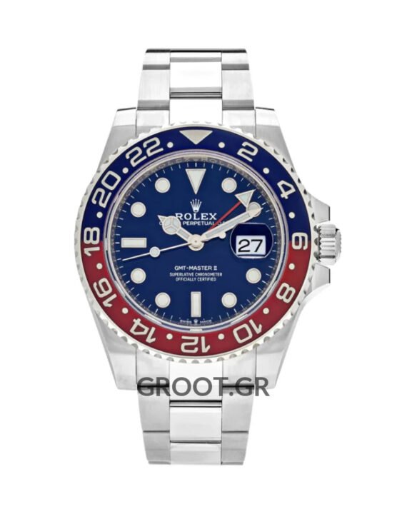 Rolex Gmt-Master Ii Pepsi White Gold Blue Dial 40Mm