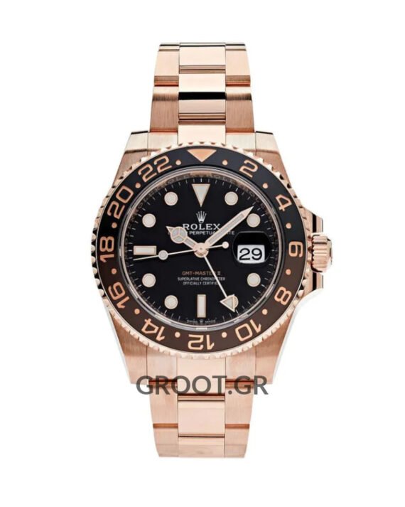 Rolex Gmt-Master Ii Rootbeer Black Dial 40Mm