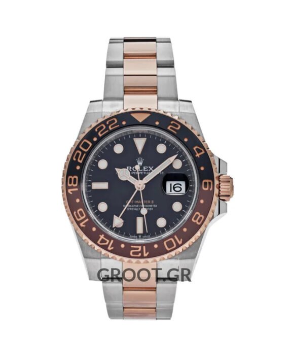 Rolex Gmt-Master Ii Rootbeer Two Tone Black Dial 40Mm