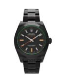 Rolex Milgauss Black Pvd Coated Steel Dial 40Mm