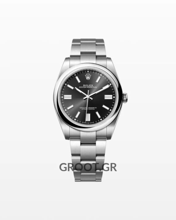 Rolex Oyster Perpetual Black Dial 41Mm