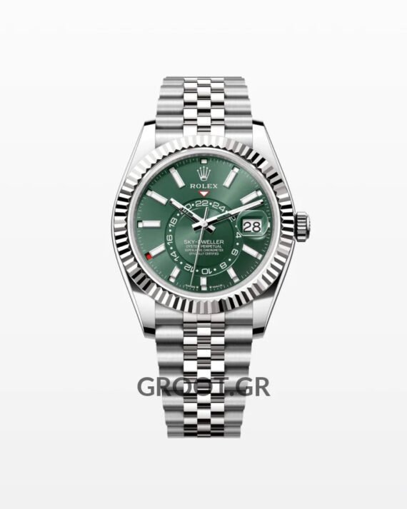 Rolex Sky-Dweller Green Dial Jubilee 42Mm