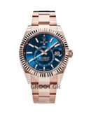 Rolex Sky-Dweller Pink Gold Blue Dial 42Mm