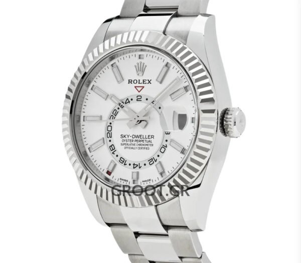 Rolex Sky-Dweller Steel & White Gold Dial 42Mm