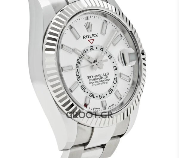 Rolex Sky-Dweller Steel & White Gold Dial 42Mm