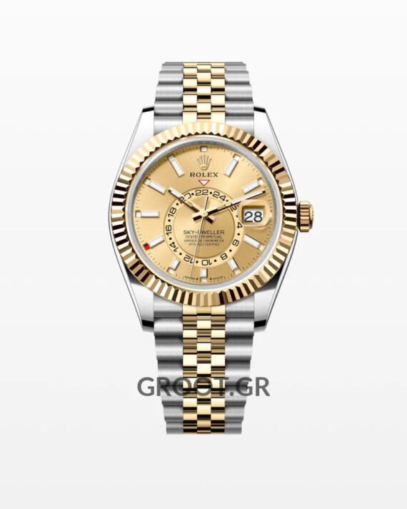 Rolex Sky-Dweller Two Tone Yellow Gold Jubilee 42Mm