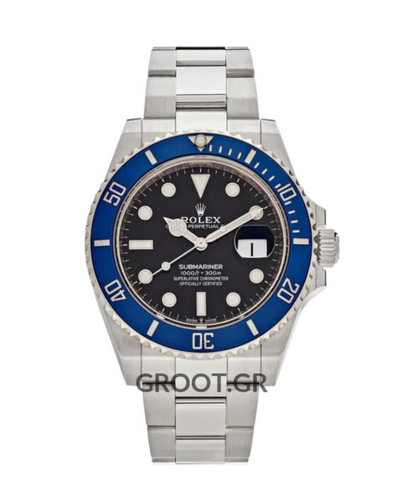 Rolex Submariner Smurf Black Ceramic Blue Bezel 41Mm