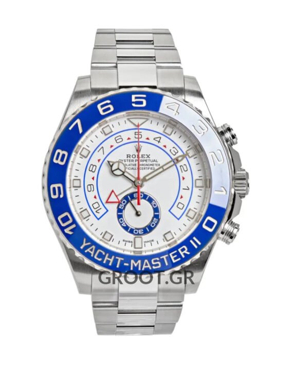 Rolex Yacht-Master Ii Steel White Dial 44Mm