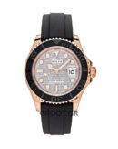 Rolex Yacht Master Rose Gold Pave Diamond Dial 40Mm